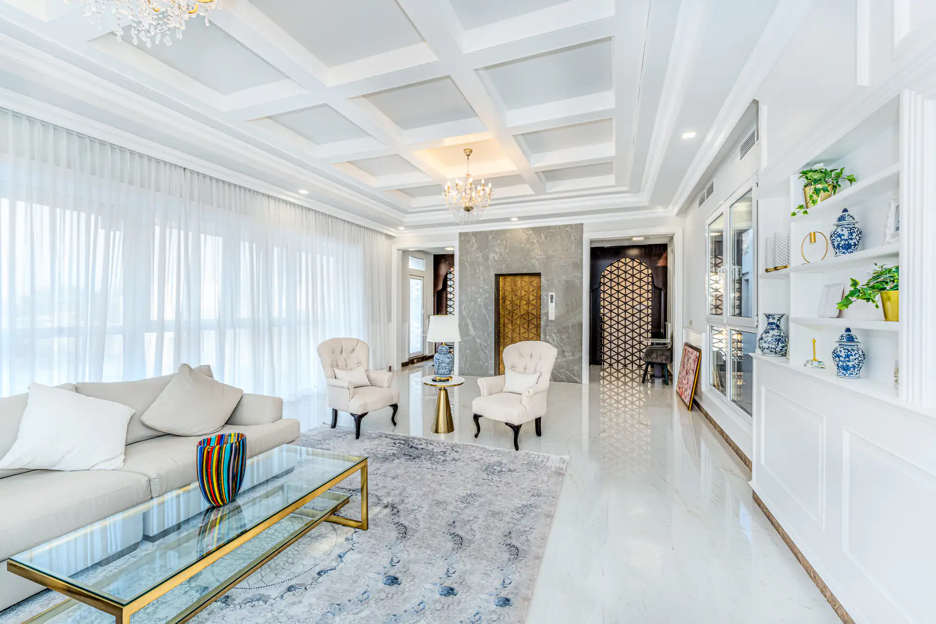 Villa interior detail