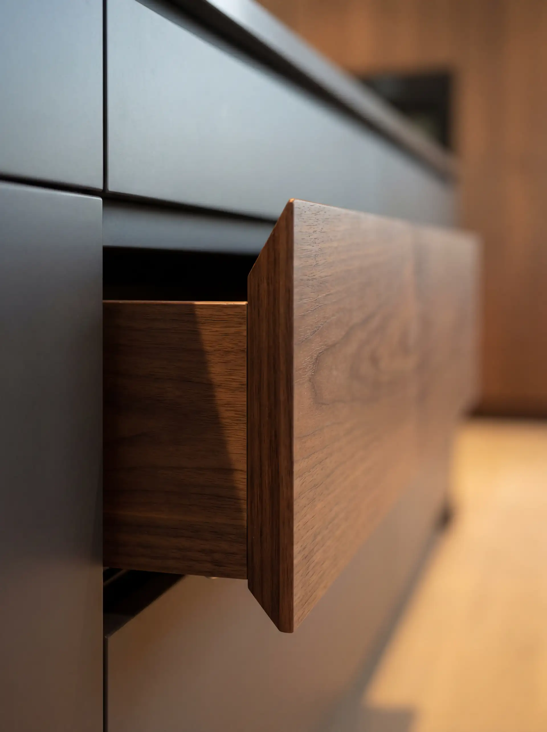 Kitchen drawer joinery detail
